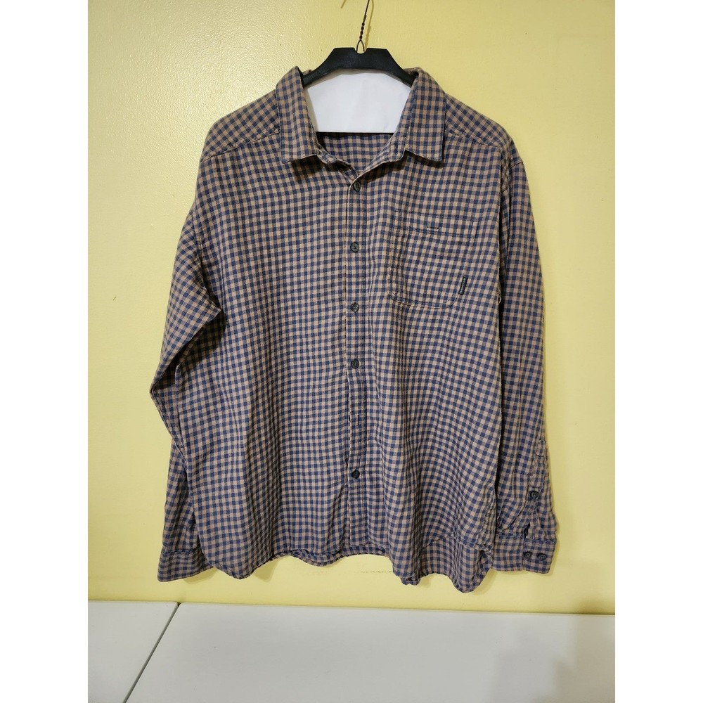 Men's Columbia button-up plaid shirt XXL